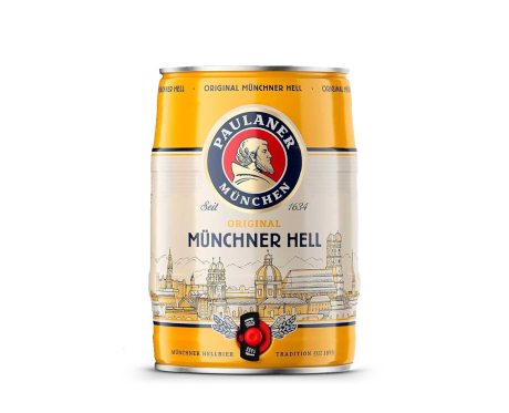 Barril de Cerveza Paulaner Münchner Hell 5lt