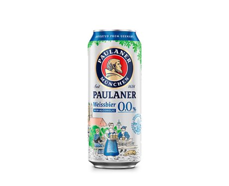 Paulaner Weissbier Lata Cero 500cc