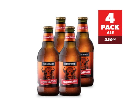 Cerveza Kunstmann Torobayo Canasta Pack x4 330cc
