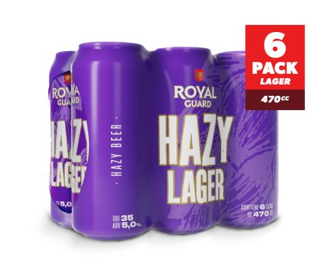 Royal Guard Hazy Lager Pack x6 470cc