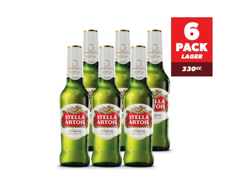 Stella Artois Botellín 330cc Pack x6