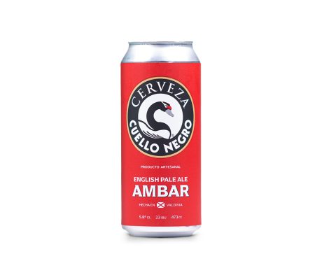 Cerveza Cuello Negro Ambar Lata 473cc