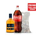 Promo Mistral Litro + Coca Cola Normal 2.5 lts + 1k de Hielo